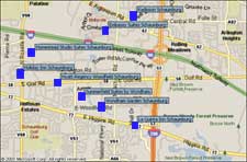 Schaumburg Hotels Map