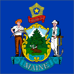 Maine State Flag