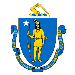 Massachusetts State Flag Detail
