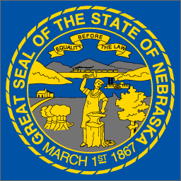 Nebraska State Flag Detail