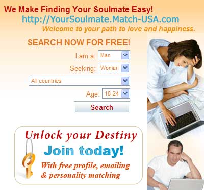 Find that perfect person you have been looking for!  Love is just a few clicks away.