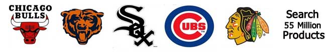 All Chicago Professional Teams - Chicago Bulls, Chicago Bears, Chicago White Sox, Chicago Cubs, Chicago Blackhawks