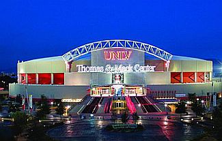The Thomas & Mack Center, located on the campus of the University of Nevada Las Vegas, is a state-of-the-art sports and entertainment facility. The facility was named for two prominent Las Vegas bankers, E. Parry Thomas and Jerome Mack, who established the original land foundation and donated $500,000 for feasibility studies and the initial architectural renderings. 